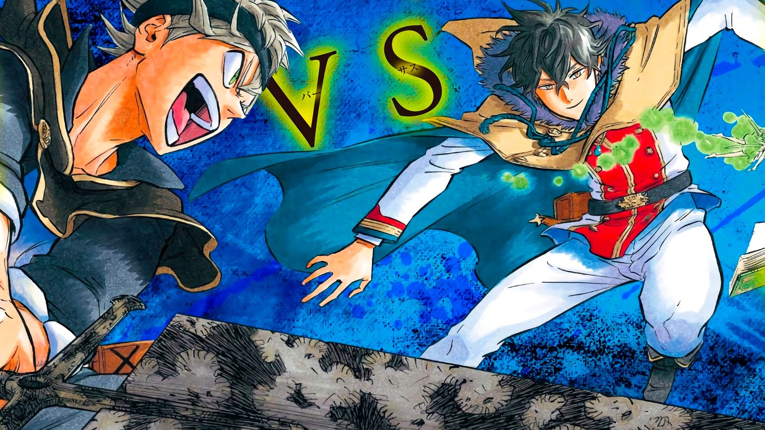 Asta vs Yuno - Fondo de Black Clover