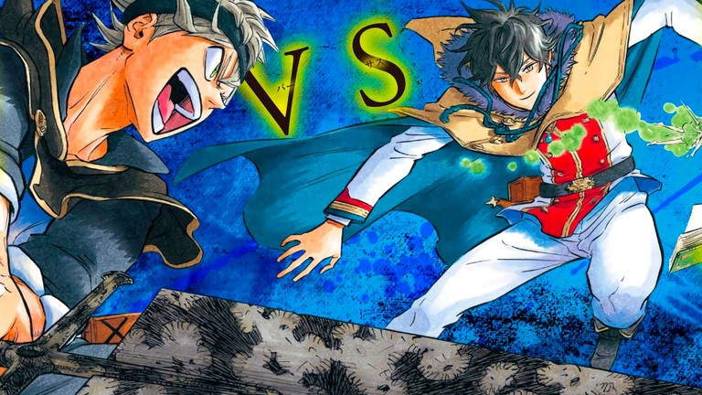 Asta vs Yuno - Black Clover Wallpaper