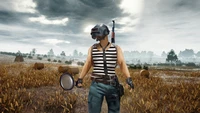 Download Stunning PUBG Wallpaper Featuring the Iconic Frying Pan