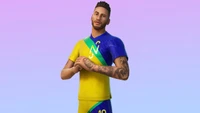 Impresionante Wallpaper de Neymar Jr en Fortnite