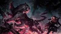 Download Alpha Wildclaw Wallpaper from Legends of Runeterra