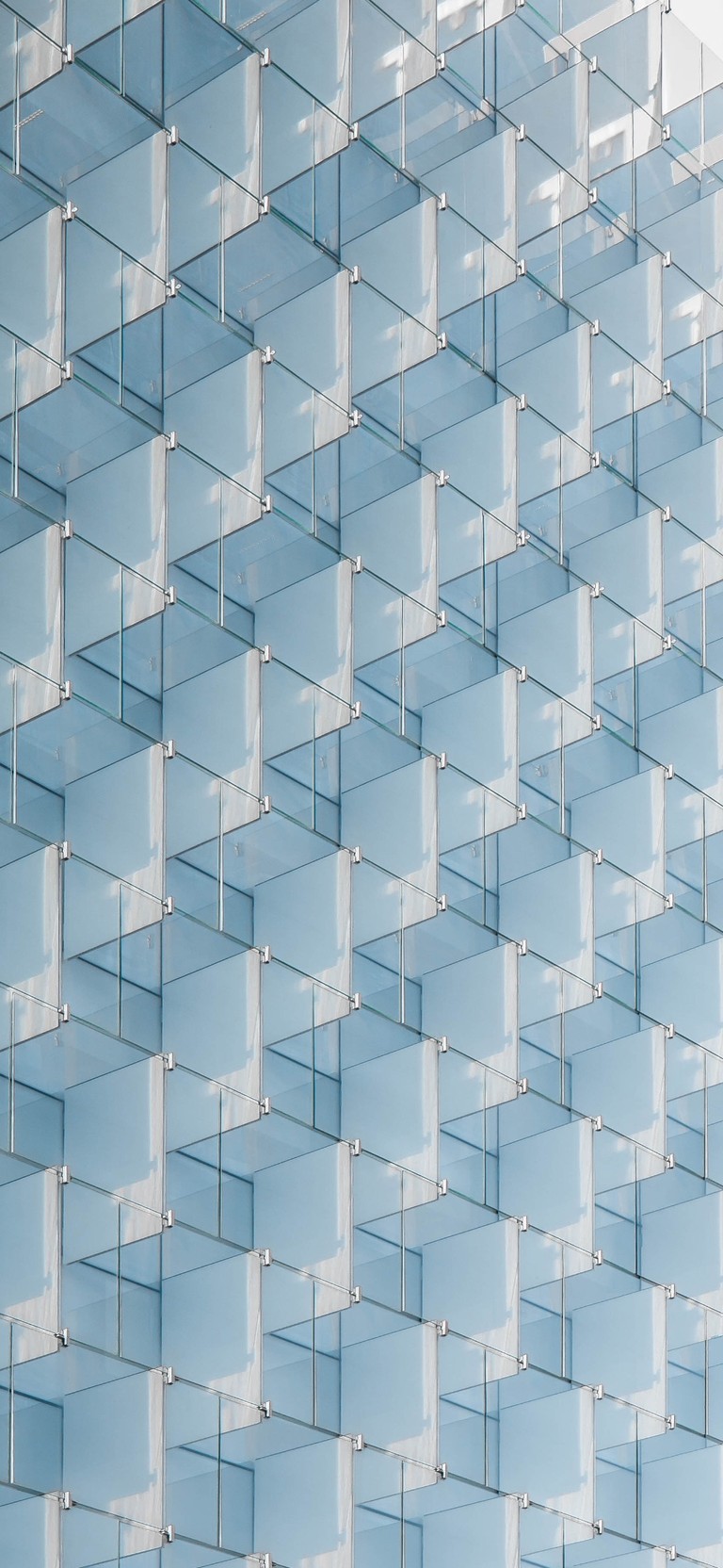 Stunning Glass Building Wallpaper from Madrid