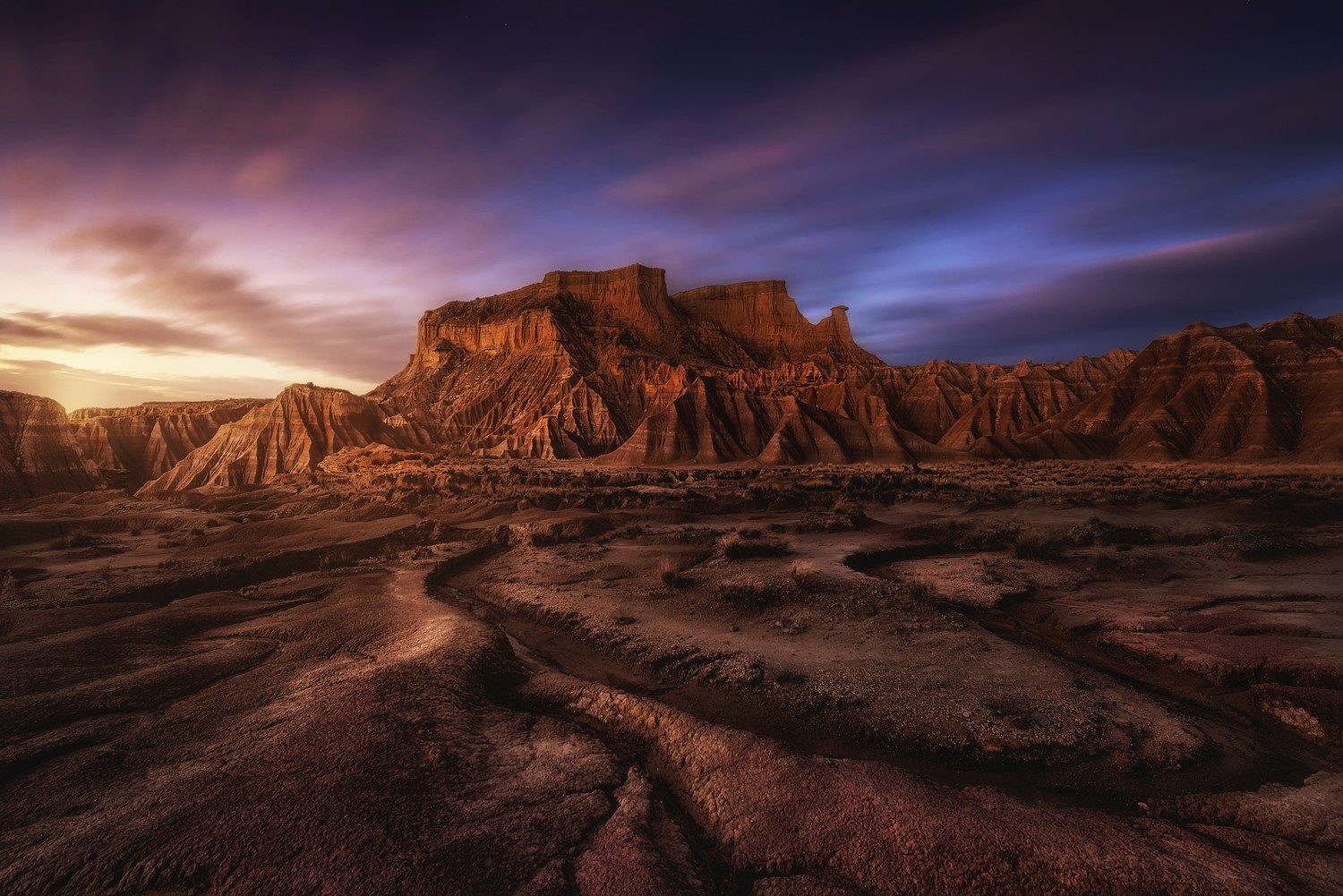 Breathtaking Badlands Landscape Wallpaper