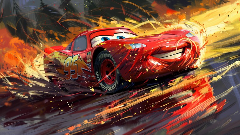 Lightning McQueen 4K Wallpaper – Download Stunning Artwork from Cars