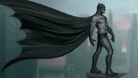 Descarga Wallpaper de Escultura 3D de Batman