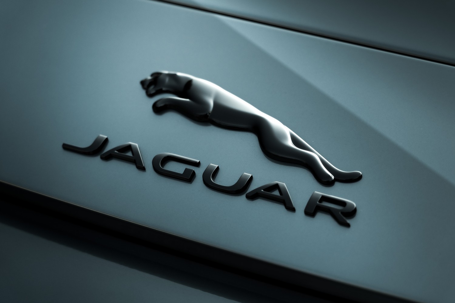 High-Quality Jaguar Logo Wallpaper in Stunning Pastel Green