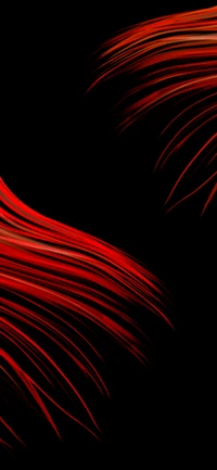 Descarga Impresionante Papel Tapiz Abstracto Rojo para Tu Xiaomi Poco X3