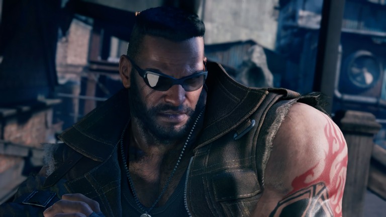 Explore Our Stunning Barret Wallace Wallpaper from Final Fantasy VII Remake