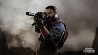 Fond d'Écran Haute Qualité Call of Duty Modern Warfare avec Capitaine Price