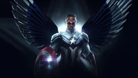 Découvrez l'Épique Fond d'Écran 4K de Sam Wilson, Captain America