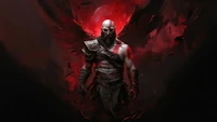 Impresionante Fondo de Pantalla de Kratos de God of War