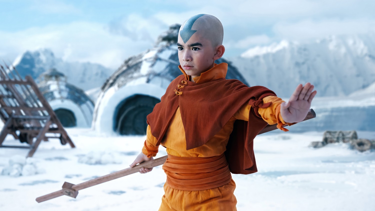 Download the Aang Live Action Wallpaper from Avatar: The Last Airbender