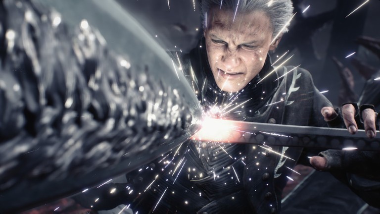 High-Quality Vergil Wallpaper from Devil May Cry 5