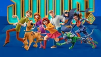 Fond d'écran de Scoob! Film 2020 avec vos personnages Scooby-Doo préférés