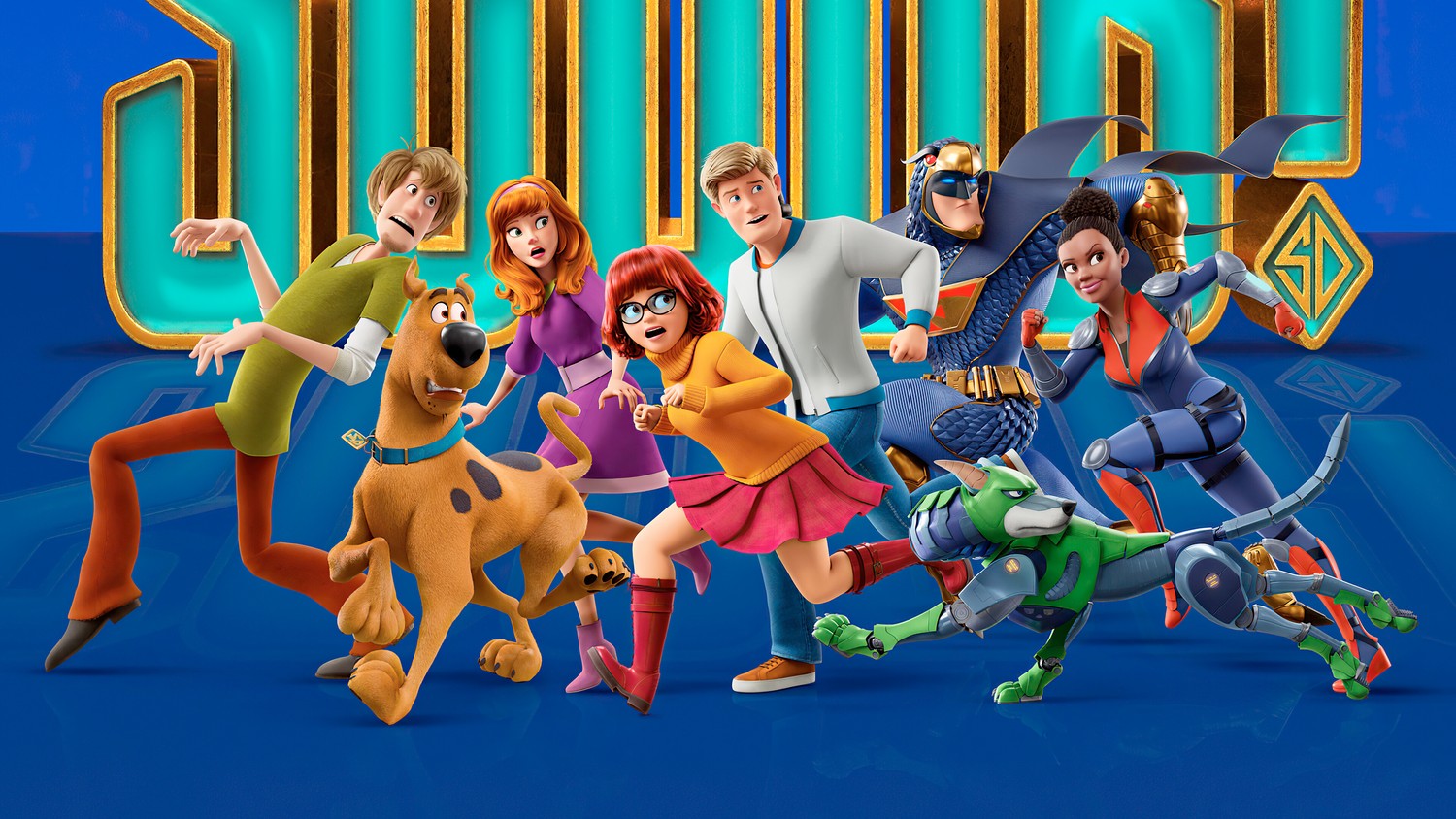 Scoob! 2020 Movie Wallpaper Featuring Your Favorite Scooby-Doo Characters