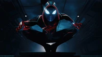 Fondo de pantalla de Miles Morales - Traje 2099 para PlayStation 5 y PS4