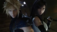 Descarga el Impresionante Fondo de Pantalla de Final Fantasy VII Remake con Tifa y Cloud