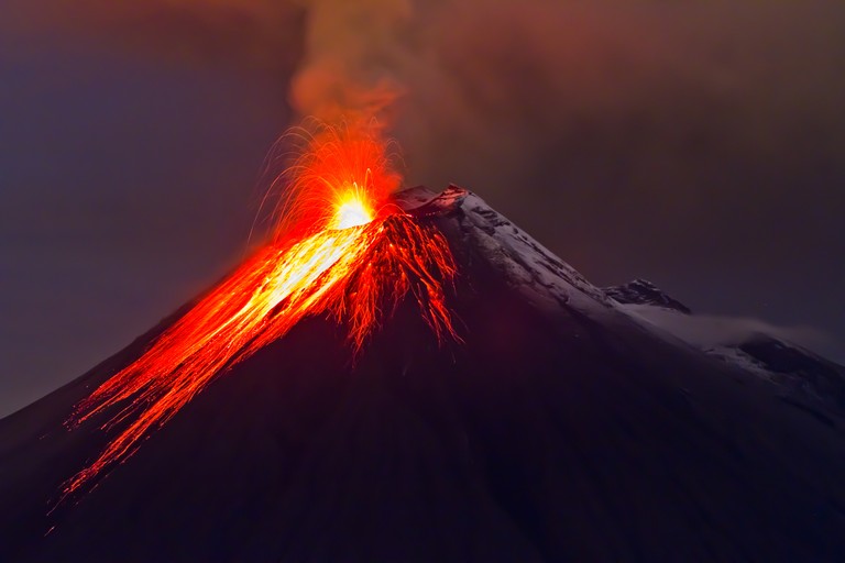 Breathtaking Volcano Eruptions Wallpaper