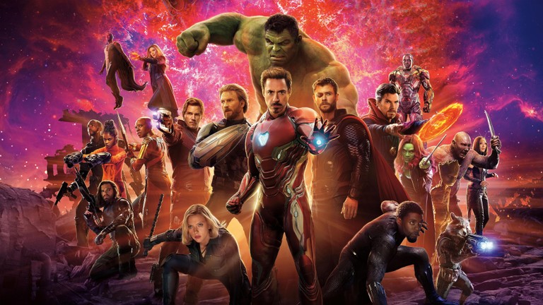 Avengers Infinity War Wallpaper Featuring Iconic Marvel Characters