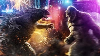 Vivez l'affrontement épique : fond d'écran Godzilla contre Kong