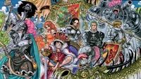 Download Stunning One Piece Wallpaper with the Straw Hat Crew