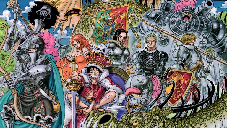 Download Stunning One Piece Wallpaper with the Straw Hat Crew