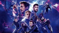 Fond d'Écran des Avengers: Endgame - Œuvre Épique du Film