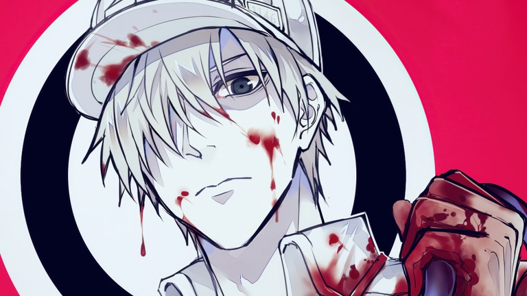 Stunning Cells at Work Wallpaper Featuring White Blood Cell