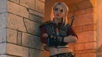 Fond d'écran de cosplay de Ciri de The Witcher