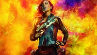 Explora el Vibrante Fondo de Pantalla en 4K de Cate Blanchett en Borderlands