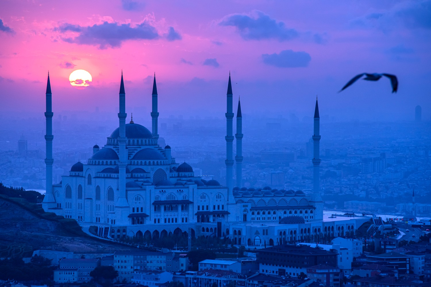 Download Beautiful 5K Wallpaper of Sultan Ahmed Mosque