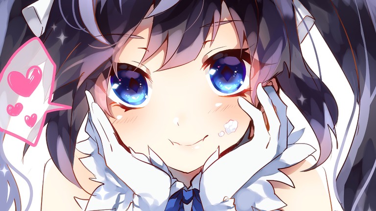 Hestia from Danmachi: Stunning Anime Wallpaper