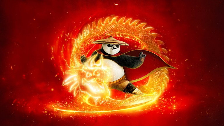 Experience the Magic of Kung Fu Panda 4 with this 5K Wallpaper