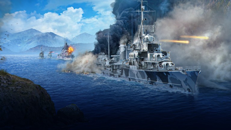 Download Epic 4K Wallpaper from World of Warships