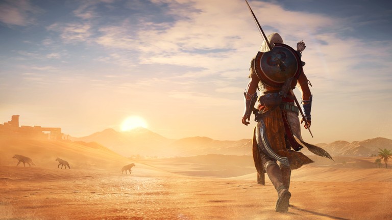 Assassin's Creed Origins: Epic Desert Landscape Wallpaper