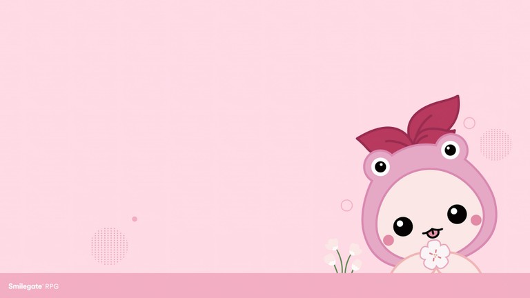 Download Adorable Pink Mokoko Wallpaper in 4K