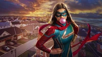 Explora el Épico Fondo de Pantalla de Ms. Marvel en 4K con Iman Vellani