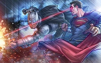 Superman vs Batman : Une Expérience d'Art Digital Étonnante