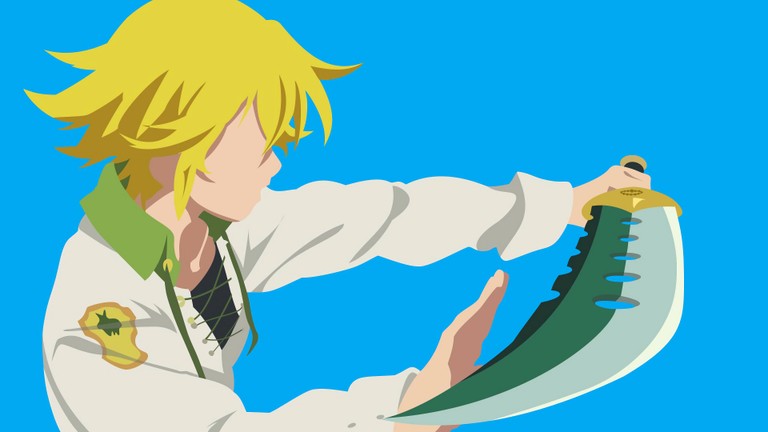 Stunning Minimalist Meliodas Wallpaper