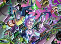 Rick and Morty Wallpaper: Explore the Colorful Universe