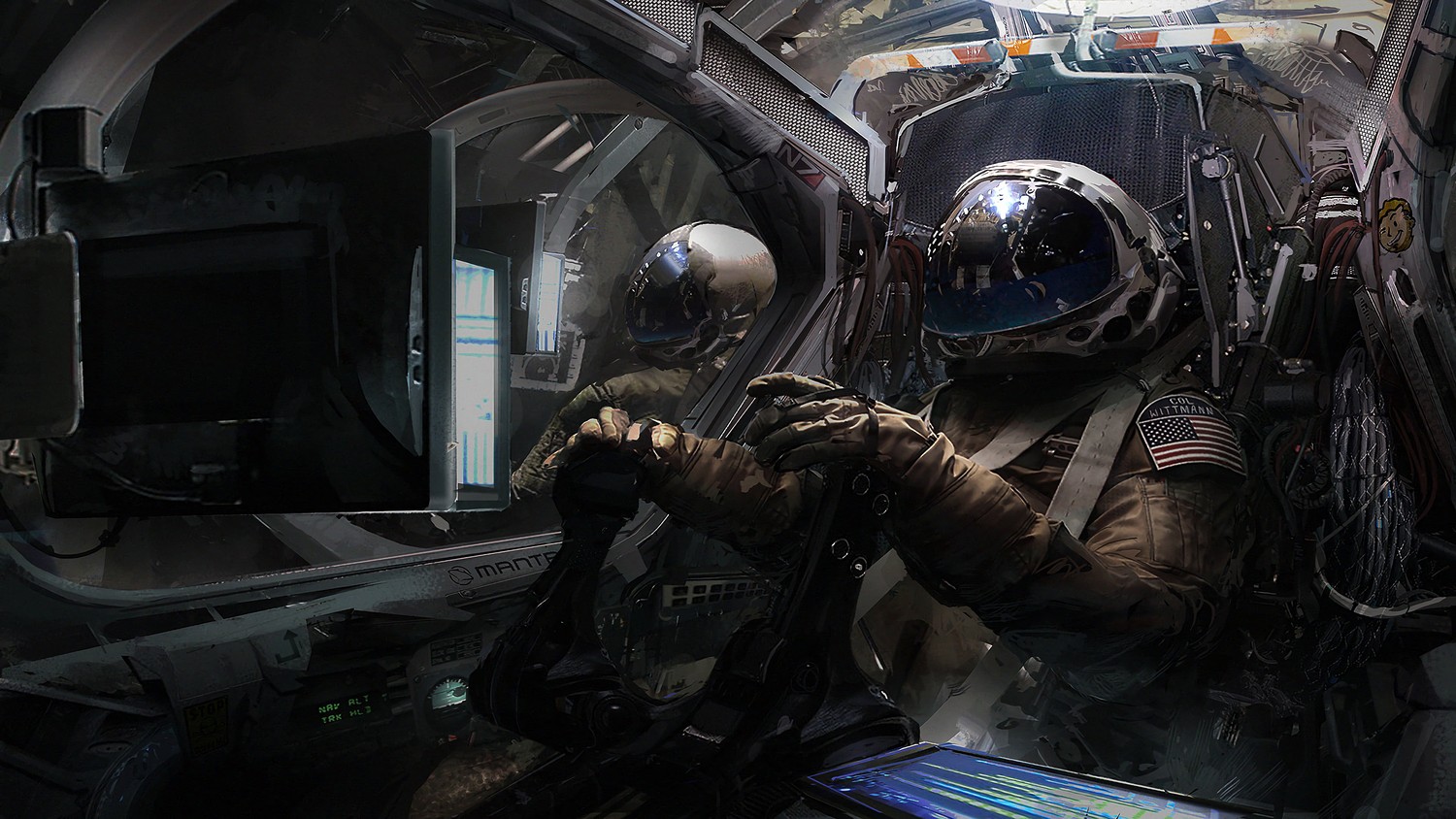 Explore This Stunning Sci-Fi Astronaut Wallpaper