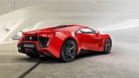 Téléchargez Ce Superbe Fond d'Écran de Supercar Rouge