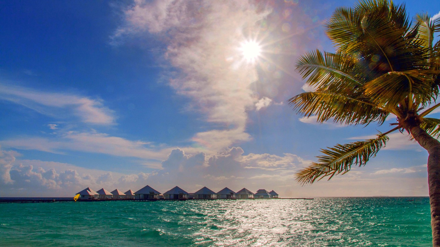 Découvrez la Beauté des Maldives avec Notre Étonnant Fond d'Écran