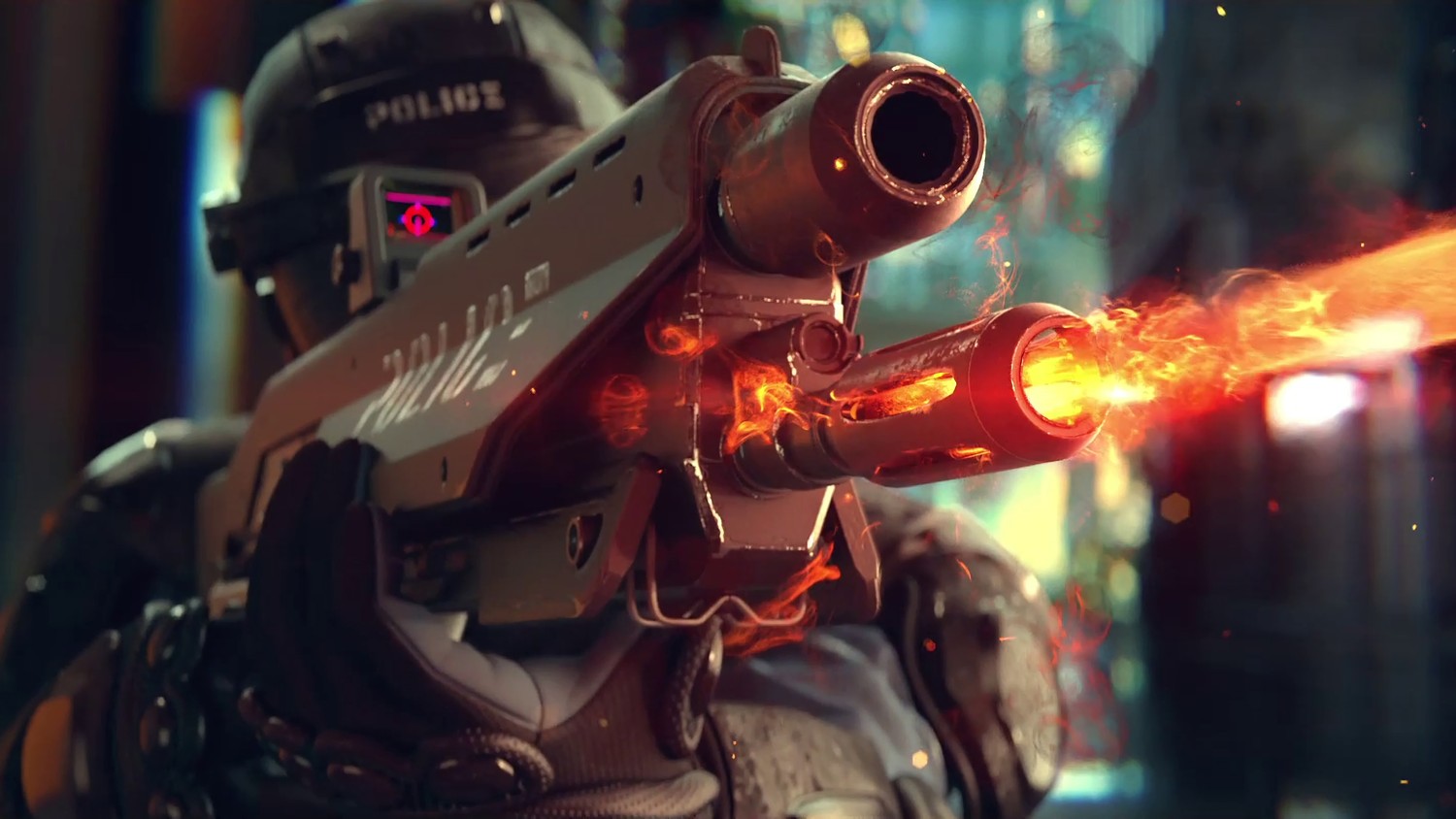 Cyberpunk 2077 Wallpaper: Futuristic Mecha Action