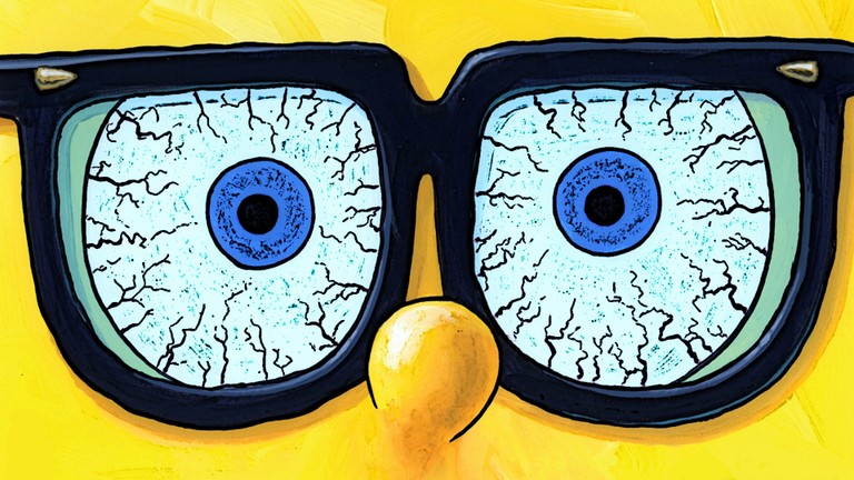 Spongebob Squarepants Wallpaper with Glasses - Download Now!