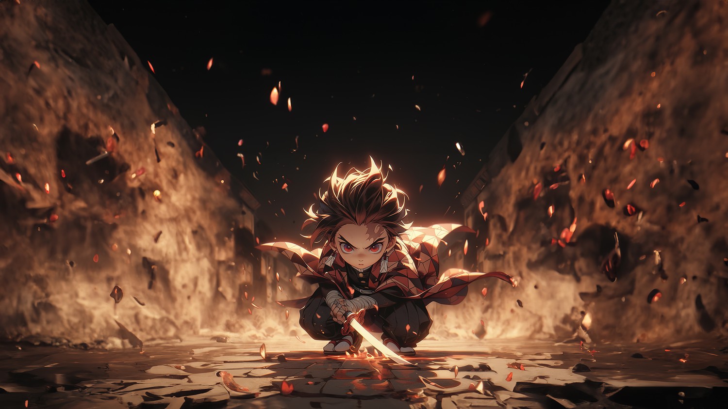 Download Stunning 4K Tanjiro Kamado Wallpaper from Demon Slayer