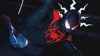 Fond d'écran de Miles Morales Spider-Man pour les fans de PS5 et PS4