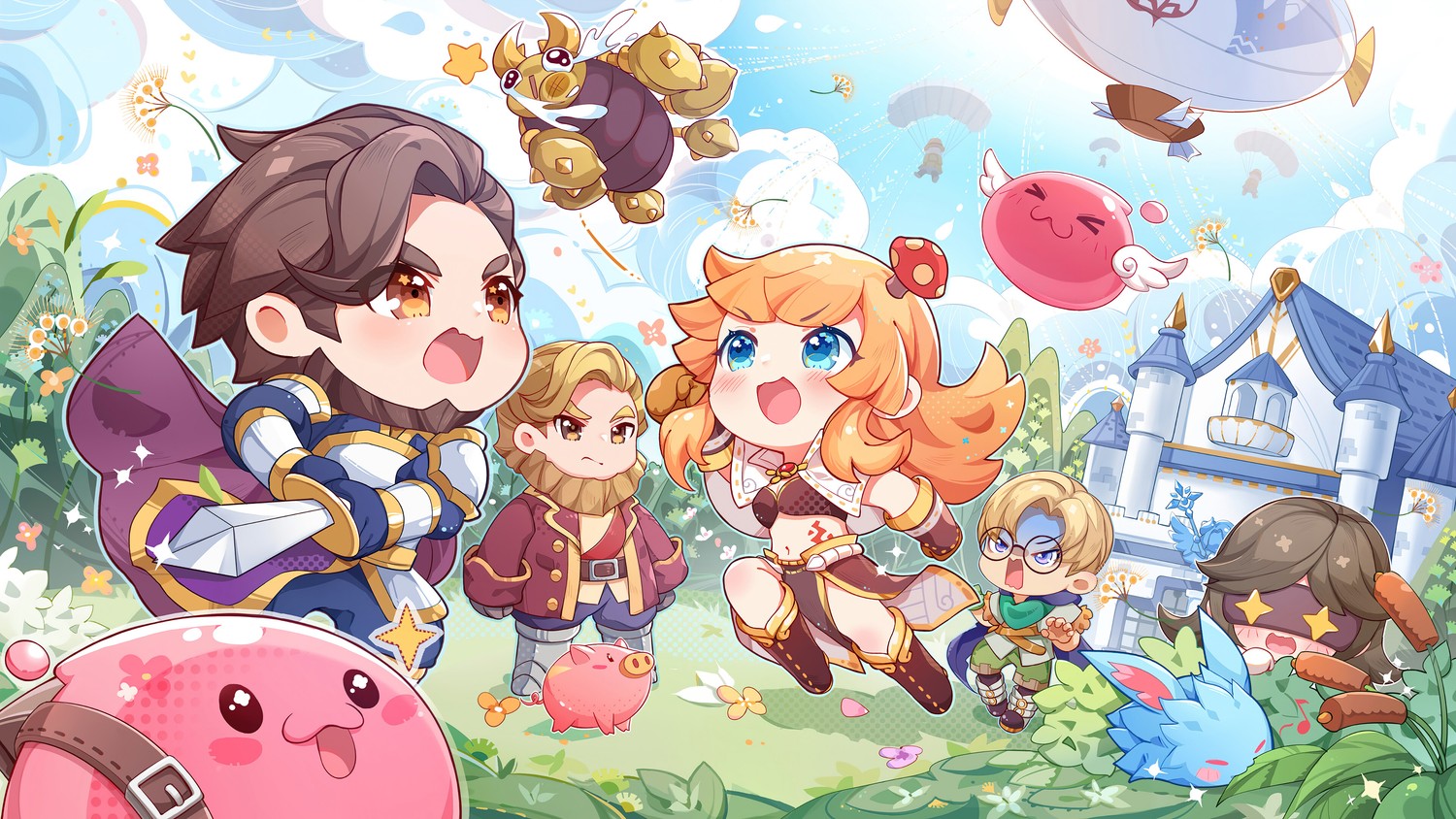 Charming Chibi Wallpaper from Ragnarok X Next Generation