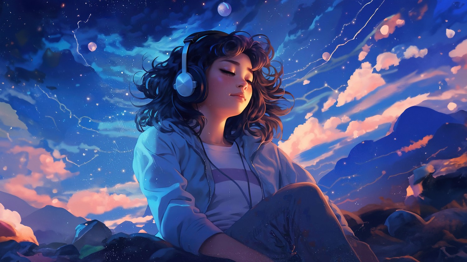 Explore the Surreal Lofi Girl Wallpaper in Stunning 5K & 4K