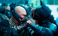 Batman vs Bane: Epic Clash Wallpaper